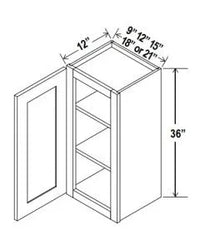 36"H Single Doors Wall Cabinets - cntcabinet
