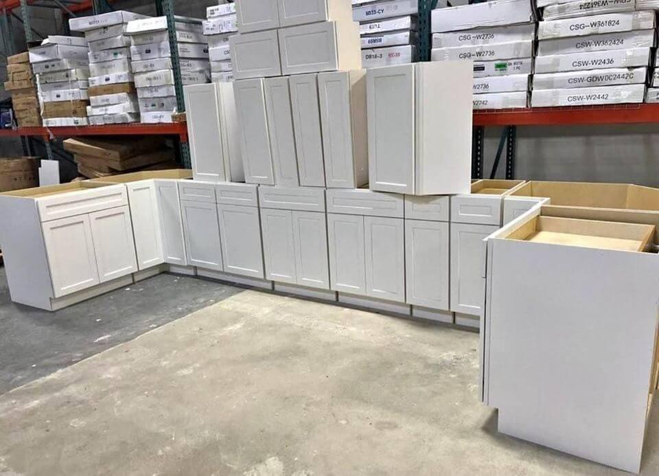 White Shaker - Kitchen Cabinets - Georgia - cntcabinet