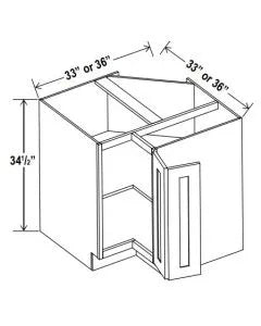 Base Easy Reach Cabinets - Shaker White - cntcabinet
