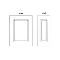 BASE END DECORATIVE DOOR PANELS- SHAKER CARAMELA - cntcabinet