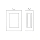 BASE END DECORATIVE DOOR PANELS- SHAKER CARAMELA - cntcabinet