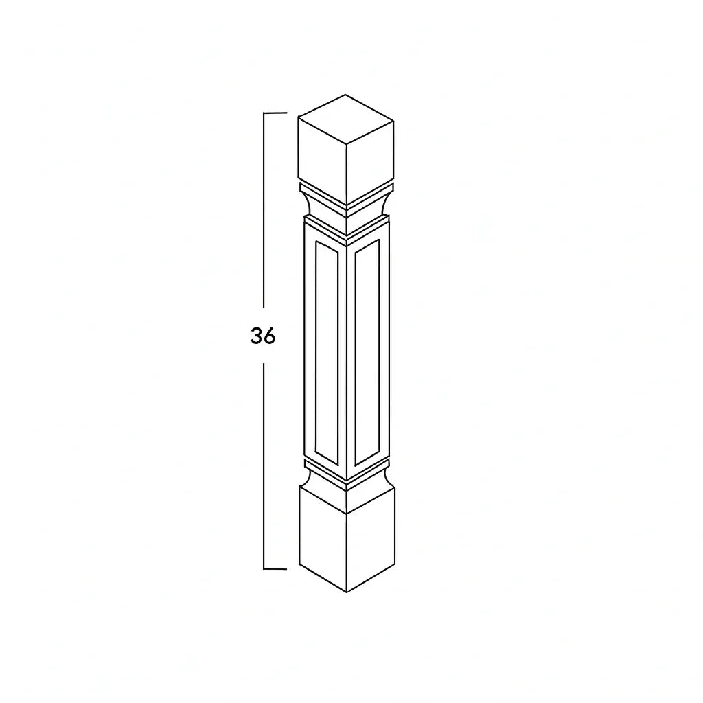 POST - SHAKER CARAMELO - cntcabinet