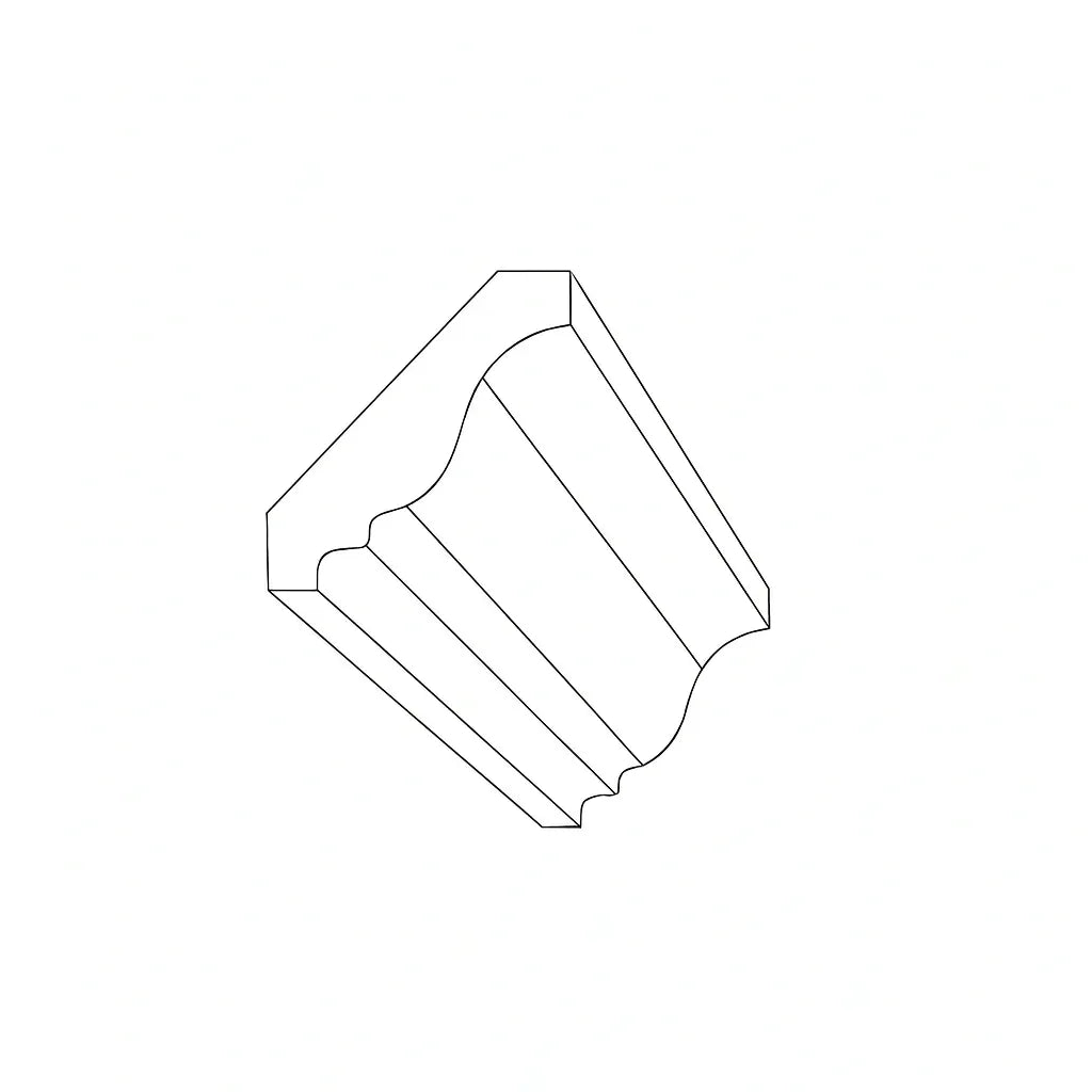 CROWN MOLDINGS- SHAKER CARAMELO - cntcabinet
