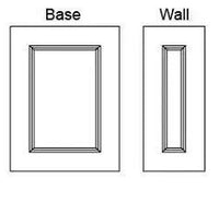 DECORATIVE DOOR PANEL - SHAKER WHITE - cntcabinet