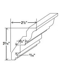 Inset Crown Moulding - cntcabinet
