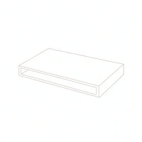 MAPLE FLOATING SHELF - SHAKER CARAMELO - cntcabinet