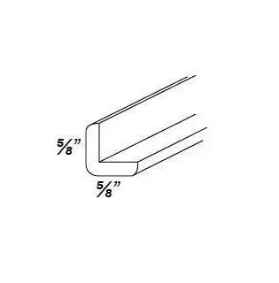 OUTSIDE CORNER MOLDING - SHAKER WHITE - cntcabinet