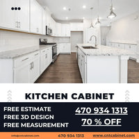 White Shaker - Kitchen Cabinets - Georgia - cntcabinet
