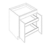 ROLL OUT TRAY - SHAKER WHITE - cntcabinet