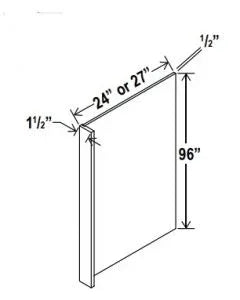 Refrigerator End Panel - cntcabinet