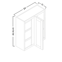 WALL BLIND CABINETS - SHAKER CARAMELO - cntcabinet