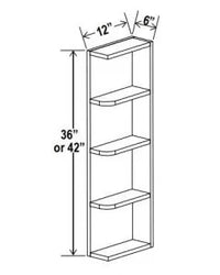 Wall Open End Shelf - cntcabinet