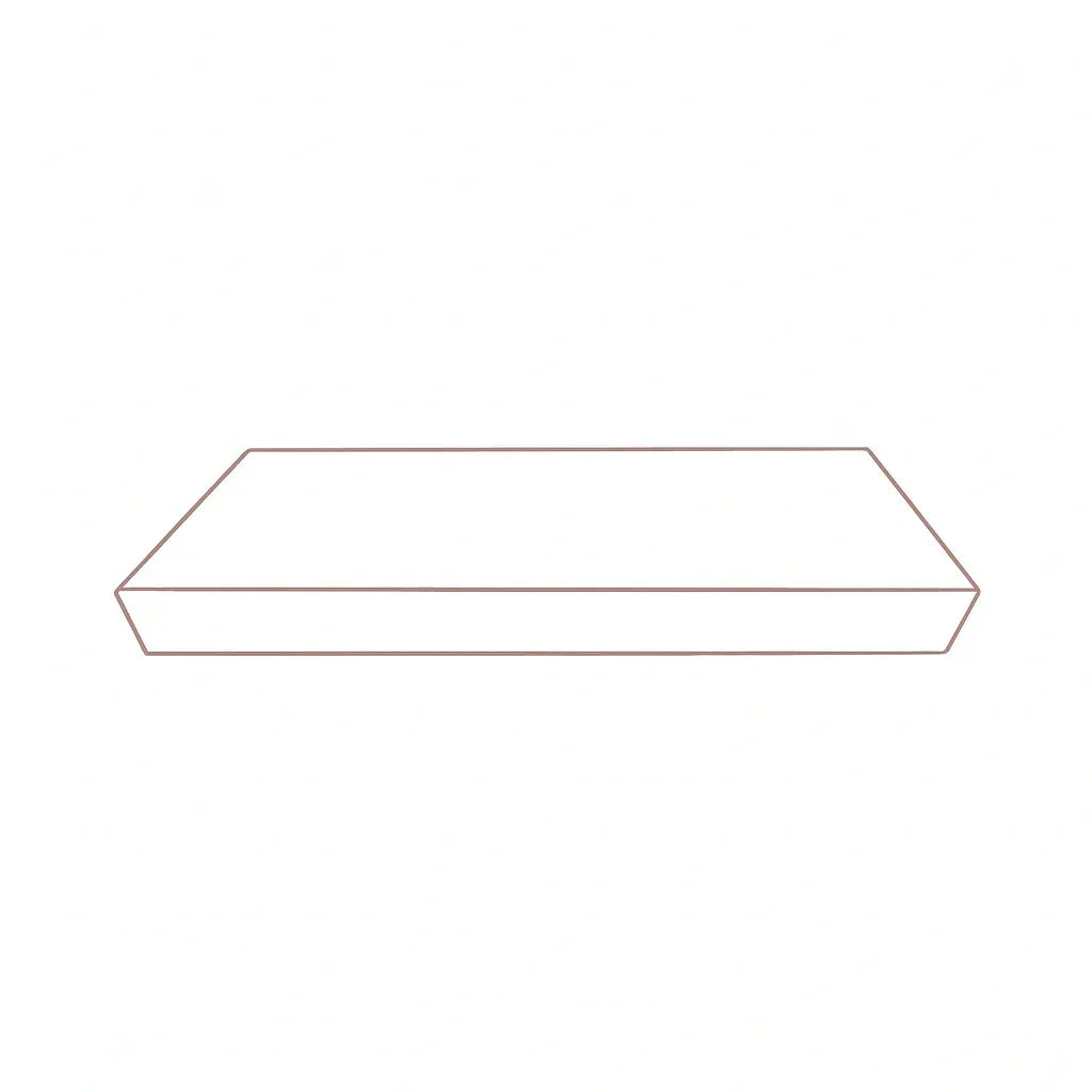 WALNUT FLOATING SHELF - SHAKER CARAMELO - cntcabinet