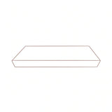 WALNUT FLOATING SHELF - SHAKER CARAMELO - cntcabinet