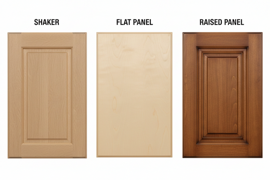 Shaker vs Flat Panel vs Raised Panel Cabinets: Which Door Style?