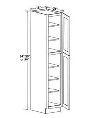 18"W Utility Pantry Cabinets