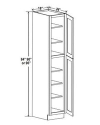 18" Wide Utility Pantry Cabinets