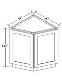 Base End Cabinet - Shaker White - cntcabinet