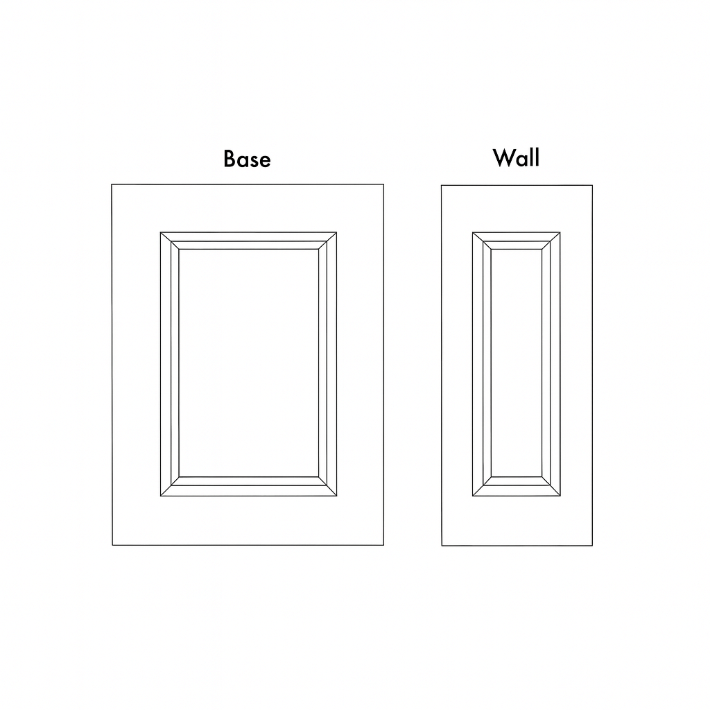 BASE END DECORATIVE DOOR PANELS-  SHAKER GRAY