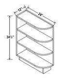 Base End Shelf - Shaker White - cntcabinet