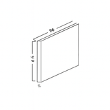 BASE BOARD -  SHAKER PEARL