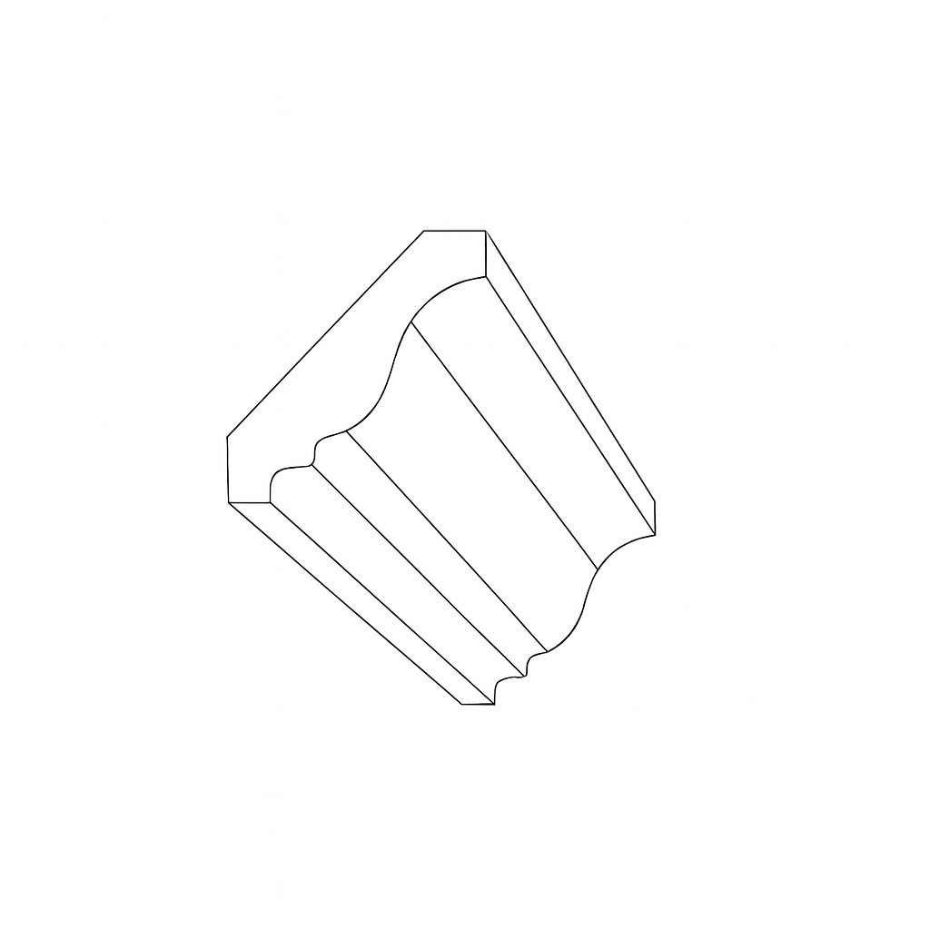 CROWN MOLDINGS-  SHAKER GRAY