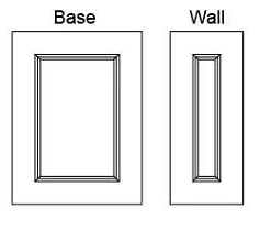 DECORATIVE DOOR PANEL - SHAKER WHITE - cntcabinet