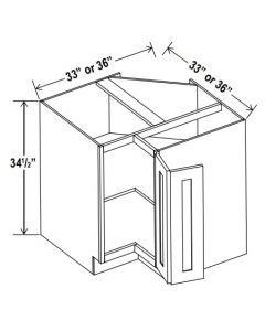 EASY REACH BASE CABINETS - SHAKER WHITE