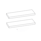 FLOATING WALL SHELF -  SHAKER CARAMELO