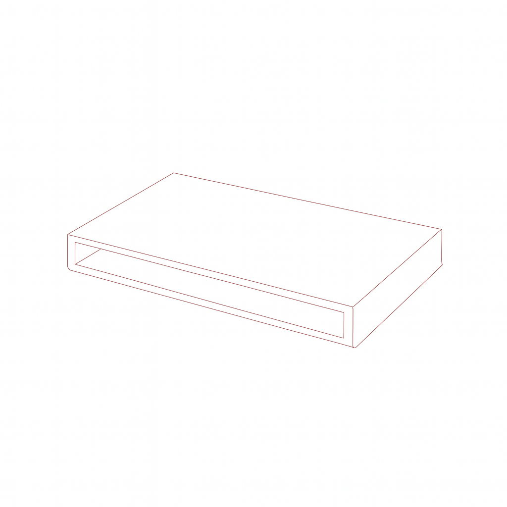 MAPLE FLOATING SHELF - SHAKER GRAY