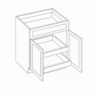 ROLL OUT TRAY- SHAKER GRAY