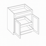 ROLL OUT TRAY- SHAKER GRAY